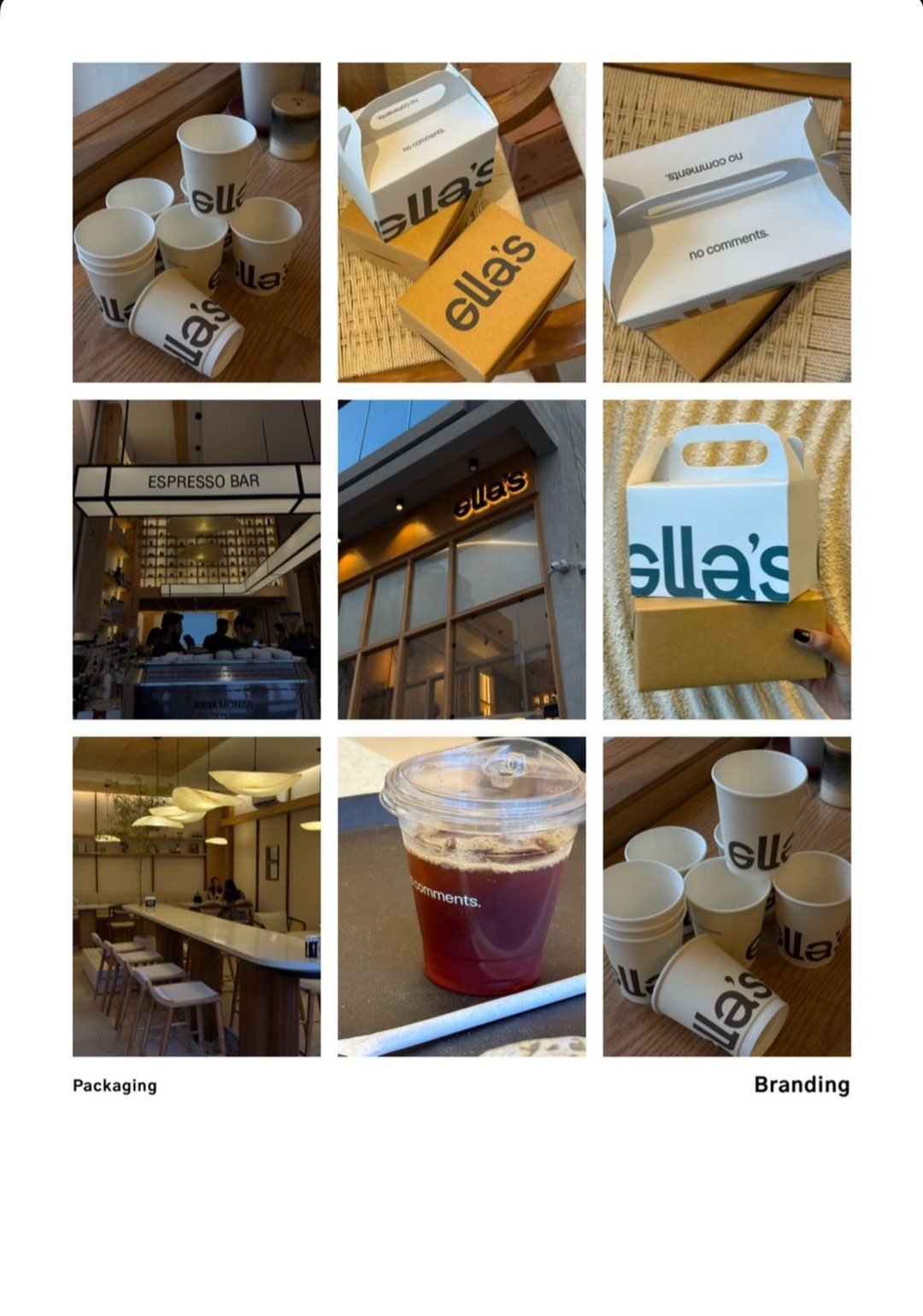 Ella's identity, packaging and branding